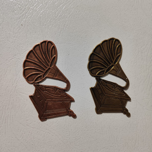 mini metal gramafon