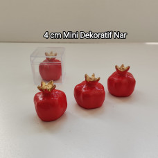 4 cm mini Dekoratif Nar  
